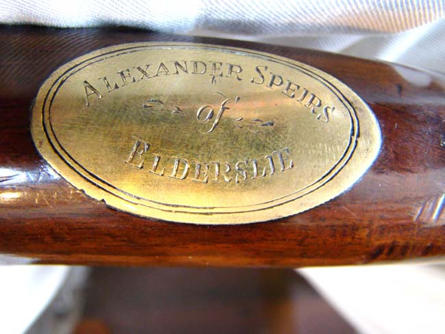 An historically important Brass barreled flintlock blunderbuss owned by Alexander Speirs of Elderslie, Scotland, circa 1755-1760. — image 2